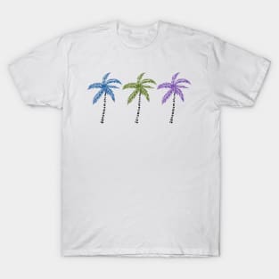 Three Palms at the Beach T-Shirt